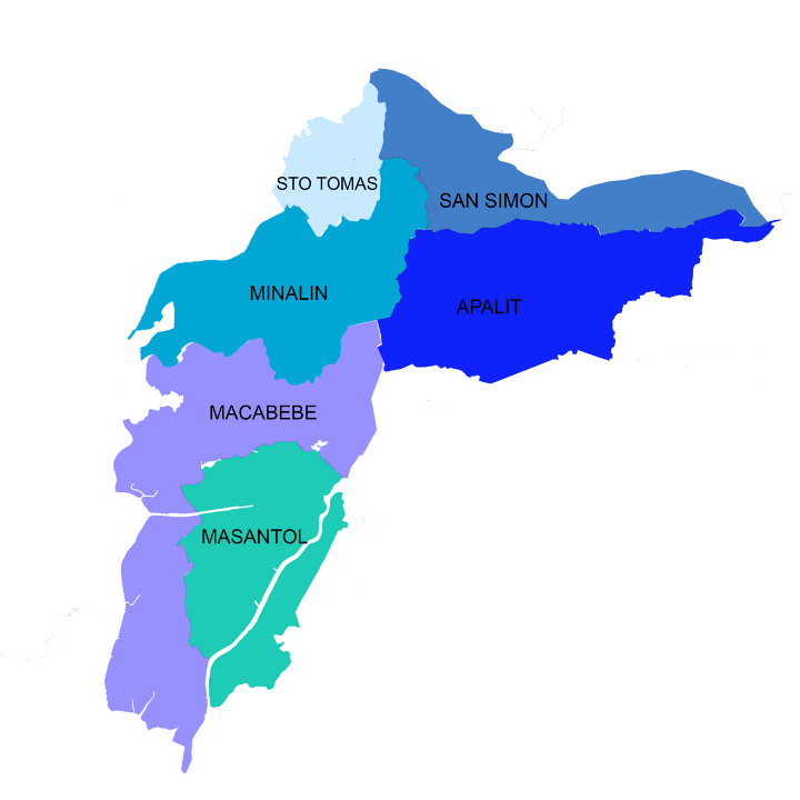 PADECO Coverage Map